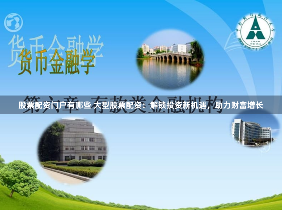 股票配资门户有哪些 大型股票配资：解锁投资新机遇，助力财富增长